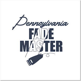 Pennsylvania Fade Master Barber Posters and Art